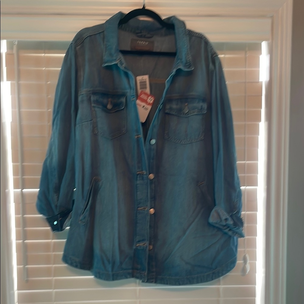 Torrid Blue Jean Jacket Classic Oversized Style